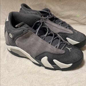 Jordan’s Nike Gray and Black Low-Top Sneakers with Comfort Design